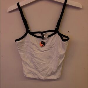 White and Black Women's Top